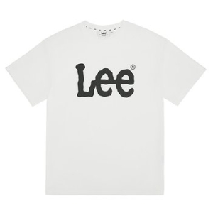 LEE 여성 빅 트위치 로고 티셔츠 화이트 LE2402ST01WH