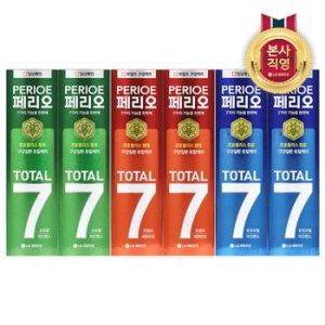 LG생활건강 페리오 토탈7 스트롱 치약 120g