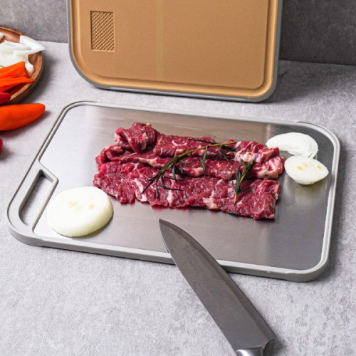 인블룸  색배임 없는 스텐 위생 양면 도마