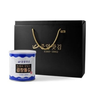 중앙맛김  보령 대천김 특별히 맛있는 곱창 돌김 캔김 6캔 선물세