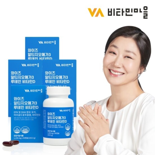 비타민마을 와이즈 알티지 오메가3 루테인 비타민D 1150mg 90캡슐