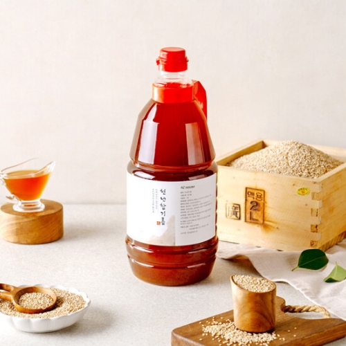 전라도청년 저온압착 통참깨 100% 천년참기름 1.8L