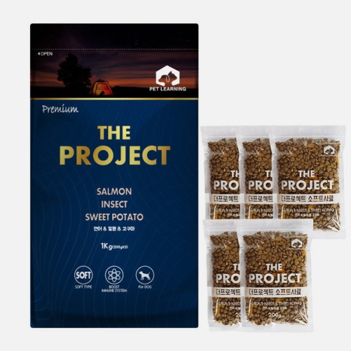 펫더맨 펫러닝 더 프로젝트 오리&밀웜&고구마 1kg