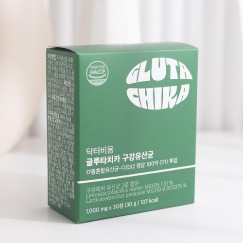 이노바인코리아 닥터비움 글루타치카 구강유산균 1000mg 30정