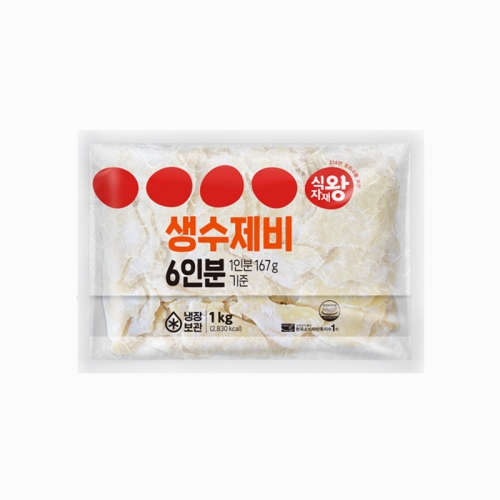 식자재왕  수제비생 1kg