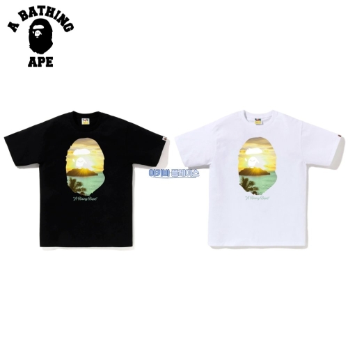 베이프 반팔 티 A RISING PHOTO TEE 1K30110048