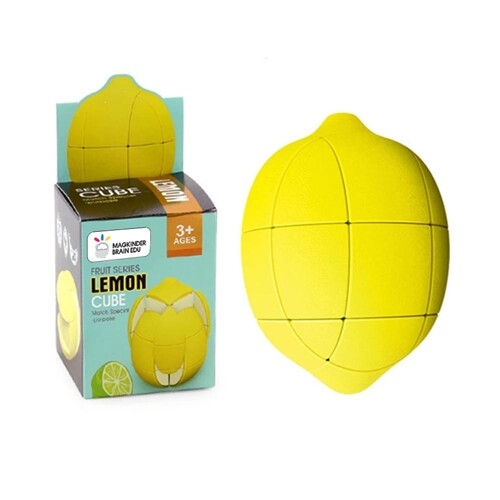 루빅스 큐브 매직큐브 퍼즐 스마트게임즈 IQ퍼즐게임 레몬 퍼즐 과일큐브 보드게임 WP255395