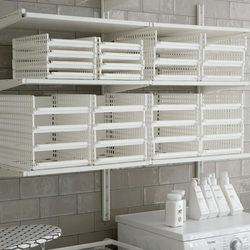 보노하우스  풀 슬라이딩 옷정리 적층 트레이 소형