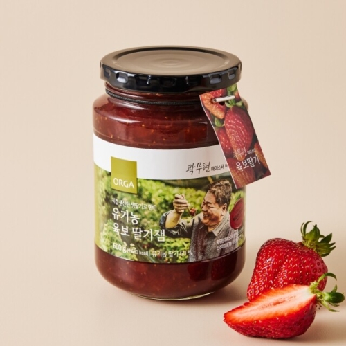 올가 유기농 육보 딸기잼 600g