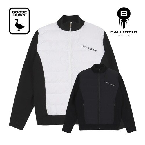 발리스틱  BALLISTIC HYBRID WIND BLOCK GOOSE DOWN FULL OPEN SWEATER JACKET-BDWM..