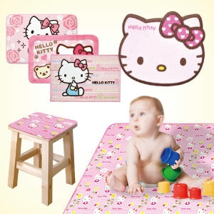 헬로키티 방석매트