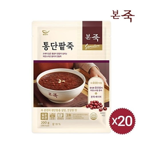 본죽  통단팥죽 200g