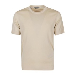 톰포드 Short Sleeve T-Shirt JCS003 JMT001S23 Brown