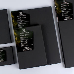 마스터  검정 캔버스 4F 33.4x24.2cm