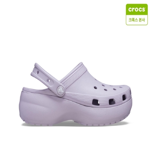 크록스 여성 클래식 플랫폼 클로그_206750