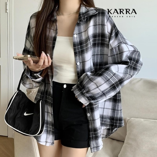 KARRA 77까지 체크베이직셔츠 A4S0358 트렌디 감성의 스마트한 쇼핑공간