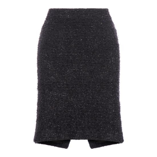 발렌시아가 숏 스커트 793601T33281000 BLACK Black