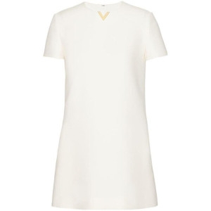 발렌티노 가라바니 미디 원피스 5B3VA7U01CFA03 Whi