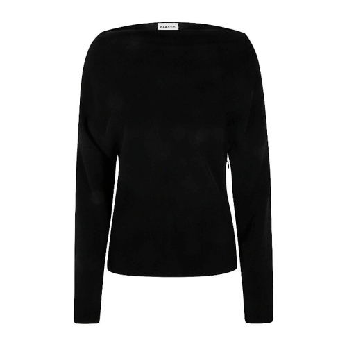 패로슈 넥라인 티셔츠 D313047.POKER24 013 BLACK