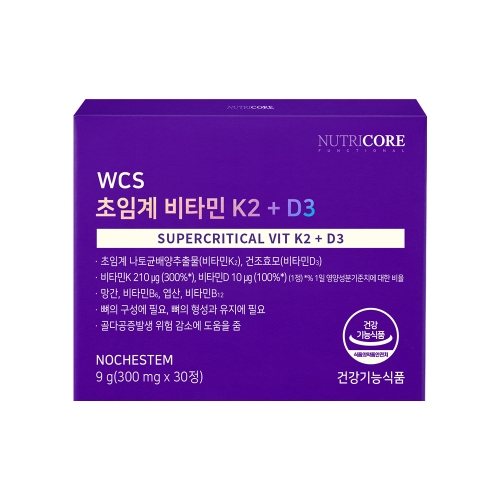  뉴트리코어 WCS 초임계 비타민 K2 + D3 30정 [1개]