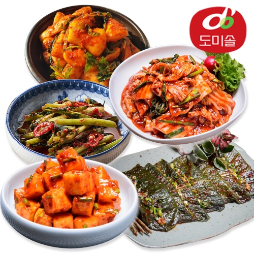 도미솔식품 별미김치 5종 내 입맛대로 골라담기