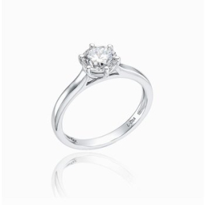 이랜드 로이드 1캐럿 랩다이아 6프롱 솔리테어링 LRD24061D