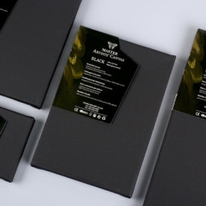 마스터  검정 캔버스 6F 40.9x31.8cm