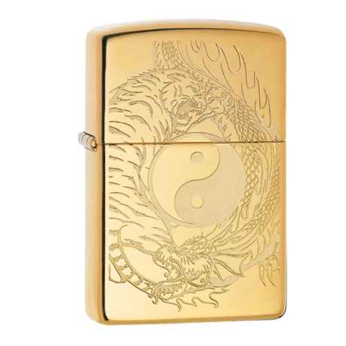 지포 라이터 49024 Tiger and Dragon Design ZPI2MA034