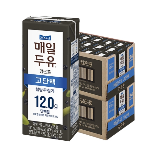 매일유업 매일두유 검은콩 고단백 190ml