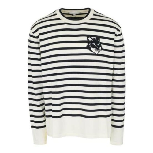 메종키츠네 루즈핏 코튼 니트 MM00803KT1102 S492