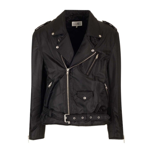 메종마르지엘라 MM6 바이커 가죽재킷 SH0AM0027 900