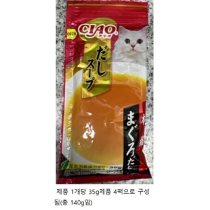  이나바 챠오 다시스프 4연팩 진한 참치 육수 TCR-121 140g (35g x 4p) [기타]