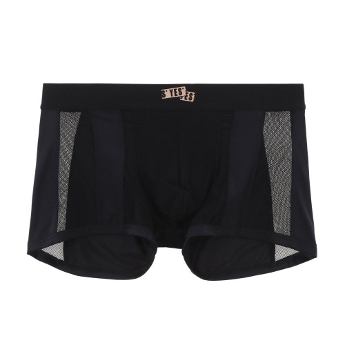 YES 블랙 망사 드로즈 YSMDX105