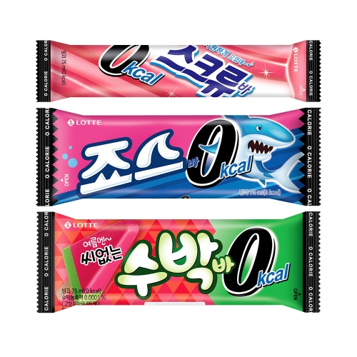 롯데제과  씨없는 수박바 제로 75ml