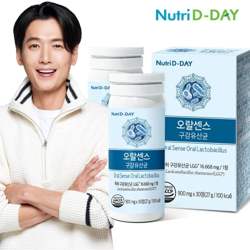뉴트리디데이 오랄센스 구강유산균 900mg 30정