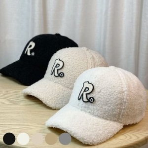 스마일 패치 R영문 뽀글이 볼캡 USD-285 WD05A56