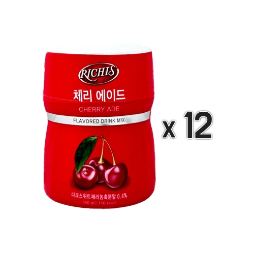 동서식품  리치스 체리에이드 550g