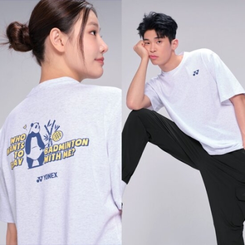 요넥스  남성 여성 오버핏 반팔 티셔츠 233TS037UGY