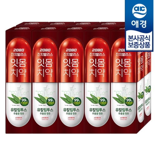 애경 2080 진지발리스 유칼립투스 스트롱민트 150g