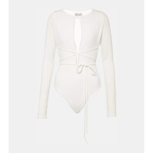 토브 Jennifer 컷아웃 크레이프 저지 바디수트 P00926521