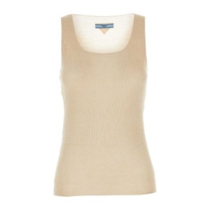 프라다 코튼 민소매 탑 P29B10SOOO14QD F0627