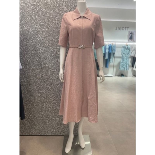 지고트 집업 플레어 원피스 JP5E0OP093