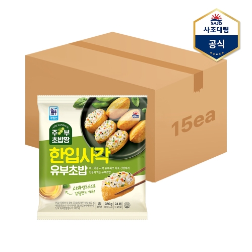 사조대림 대림선 한입사각 유부초밥 280g