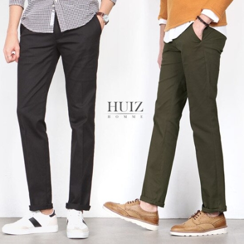 휴아이지옴므 HU 클렌 스판 면팬츠