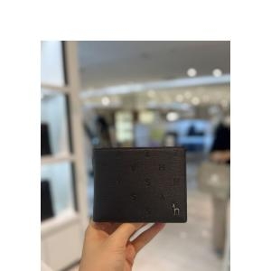 헤지스 신상브랜드 HJWA2F562.BK블랙 음각패턴 소가죽 머니클립