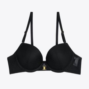 섹시쿠키 리본 볼륨 브라렛 블랙 앞후크 브라 SCWBA502