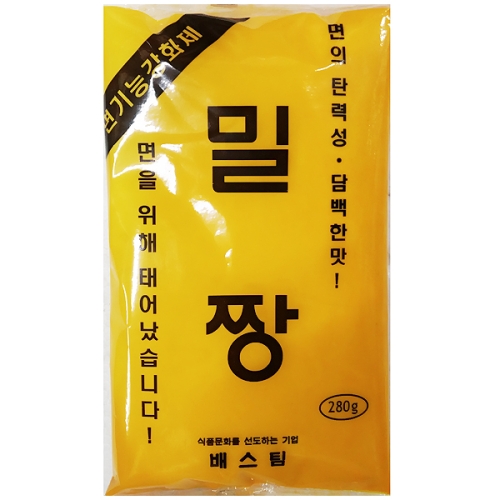 정우종합유통  면기능강화제 밀짱 280gx30 면기능강화제 면기능개량제 밀가루첨가제 면가루 면쫄깃가루 면류조미료 면조미료 쫄깃해지는조미료