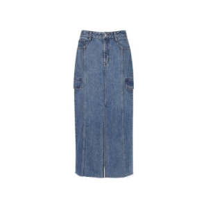 탑텐 여성 데님 카고 맥시 스커트_MSE4RS2303 2백퍼센트75307