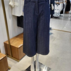 앤클라인 인디고 데님 통 팬츠 AX7G2PT6110