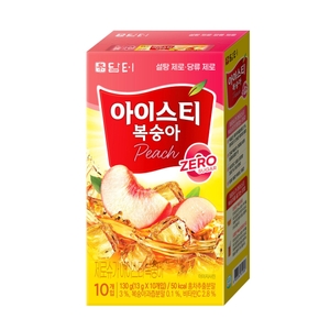 담터  제로슈가 아이스티 복숭아 10개입
